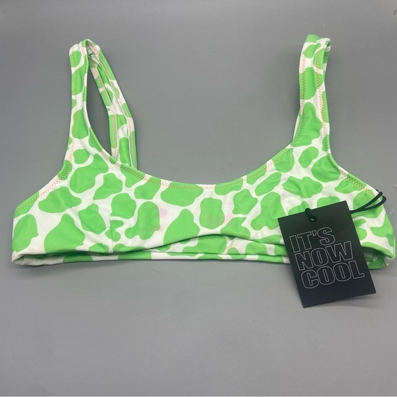 New! It’s now cool x free people 90’s crop animorf lime bikini top 1980 - Picture 4 of 8